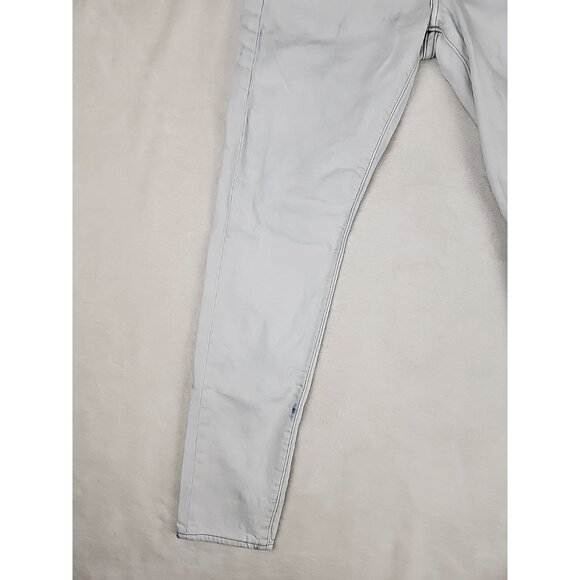 Levi's Premium Skinny Taper Jeans Mens Size 30x30 White Denim Measures 28x27 - Picture 3 of 16